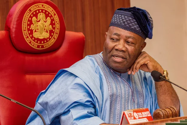 Godswill Akpabio, President of the Nigerian Senate